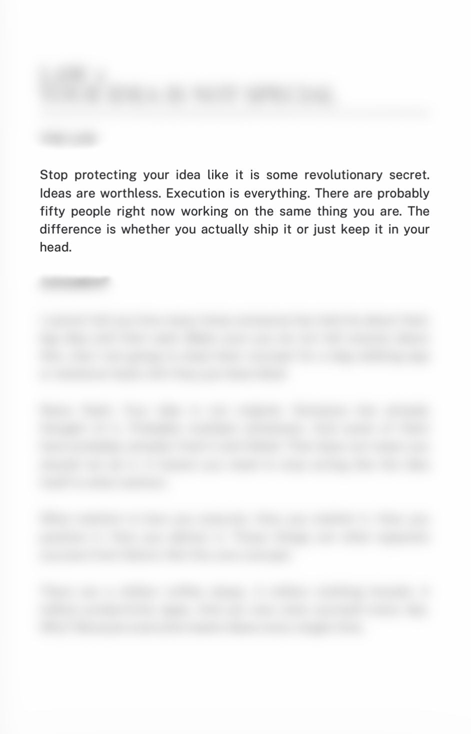 How to Make “Fuck You Money”